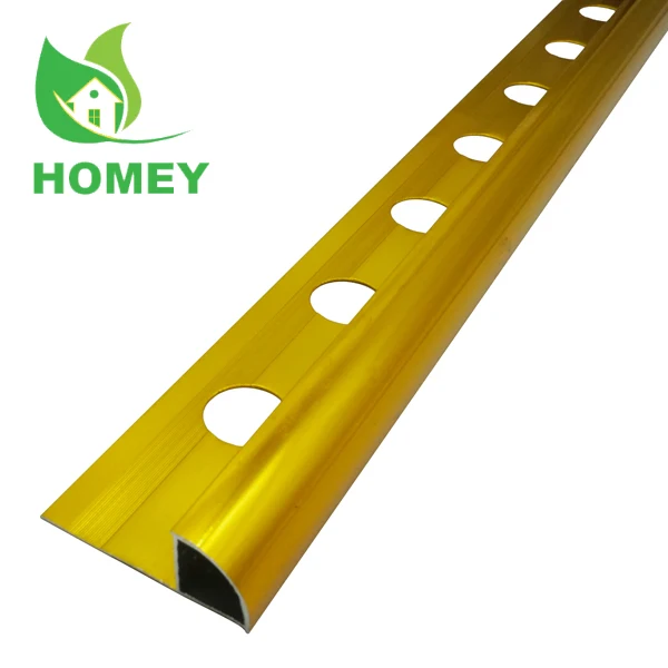 
Multifunctional ceramics aluminium corner closed aluminum internal tile trim 