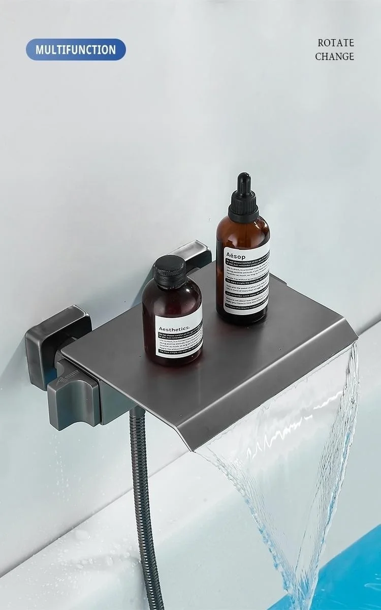 waterfall bath faucet china factory bathtub faucets bathroom taps matte black shower faucet