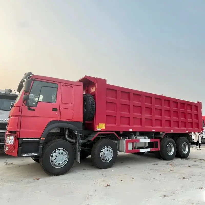 8x4 371hp  used Sinotruk mining dumper truck used car