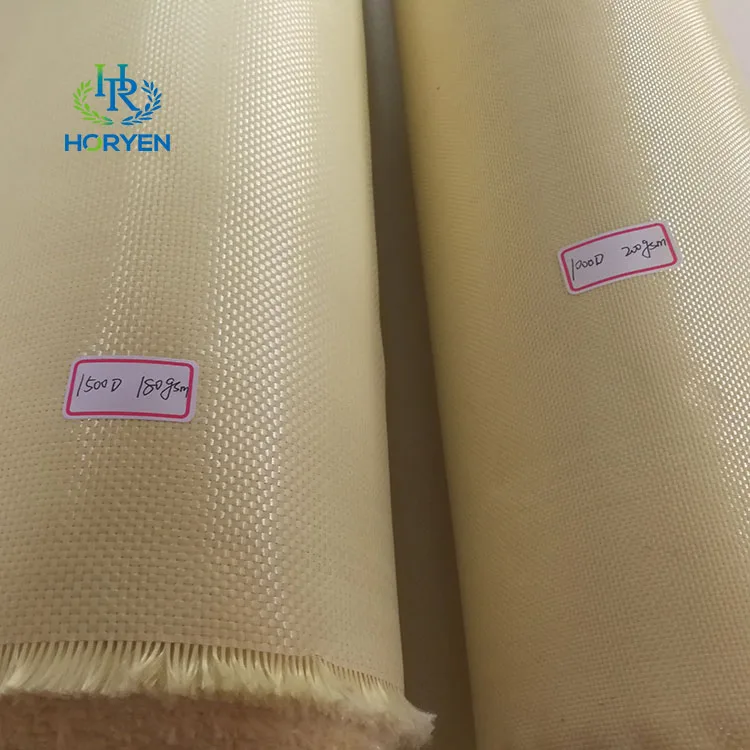 200D 400D 1000D 1500D 3000D Wear-resistant fireproof high strength ballistic fabrics para aramid fabric