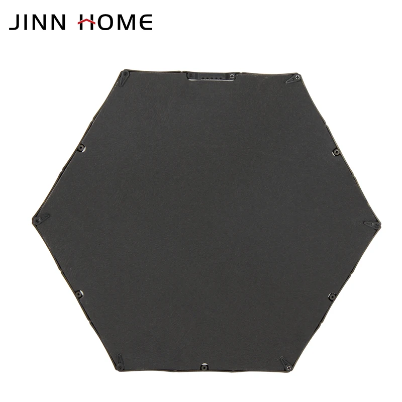 Jinnhome набор золотых шестигранных бамбуковых рамок из 4 шт. настенных висячих зеркал для ванной комнаты Декоративные Туалетные Зеркала