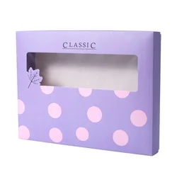 Wholesale Custom Fancy Ivory Paper Logo Printed Lingerie Boxes Bra Panties Underwear Paper Packaging Gift Boxes With Pvc Window