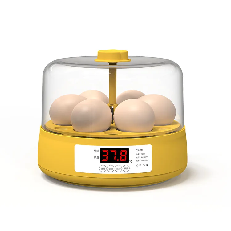 Small size automatic 6 egg hatching machine poultry egg incubator for chicken duck goose quail