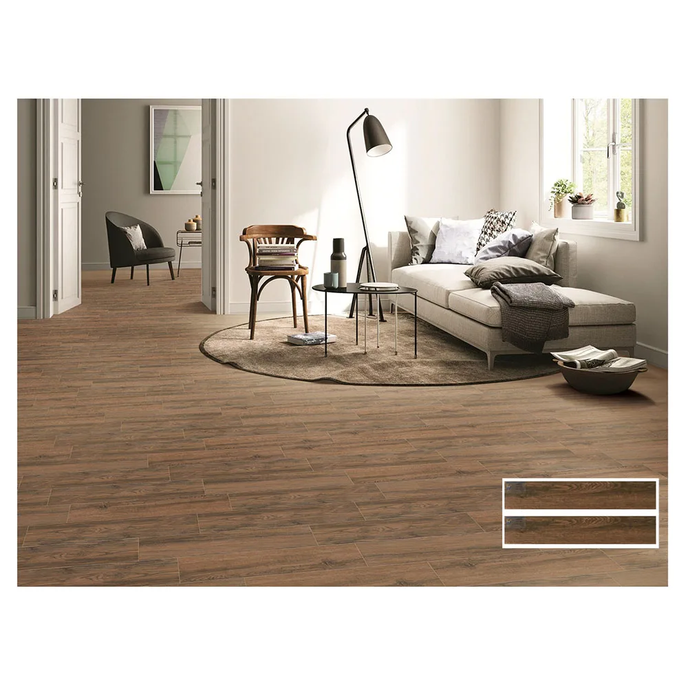 Multipurpose Wood Type Tiles Porcelain Wood Look Tiles Wooden Panel Tiles