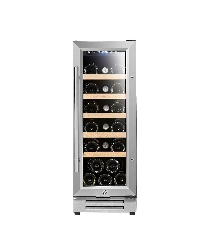 Glass Window Wine Cooling Illuminated wine cooler SRW-18S  electric refrigerator cooler for hotel