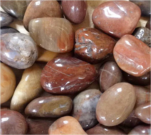 Natural China river stone pebble red pebble stones