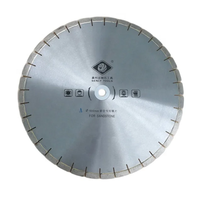 Песчаник 400 мм 500 мм Алмазный Сегментированный нож