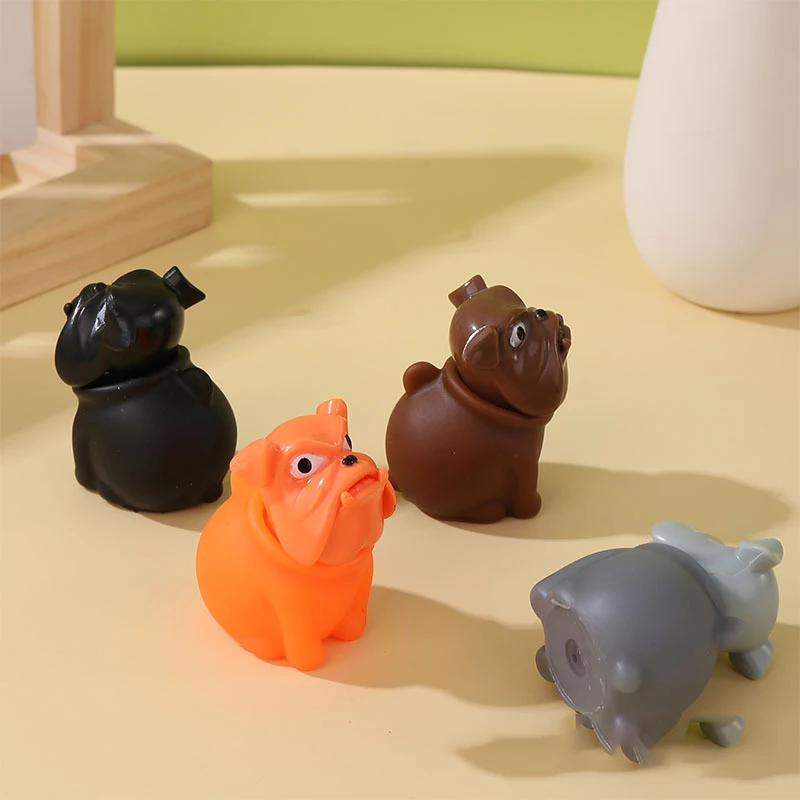 Syh507 Hot Sell Squeeze Poping Up Animal Dog Toy Novelty Stress Sticky Mochi Squishy Fidget Capsule Toy Party Kids Gift