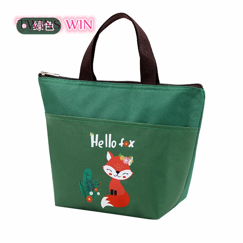 New cartoon insulated bento bag Lunch handbag Fashion thermal bag Picnic ice pack BentoBag 977