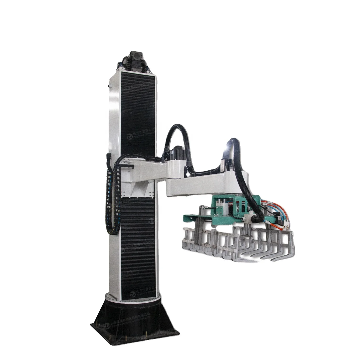 ABB robot wood pellet bagging and layer palletizer machine price