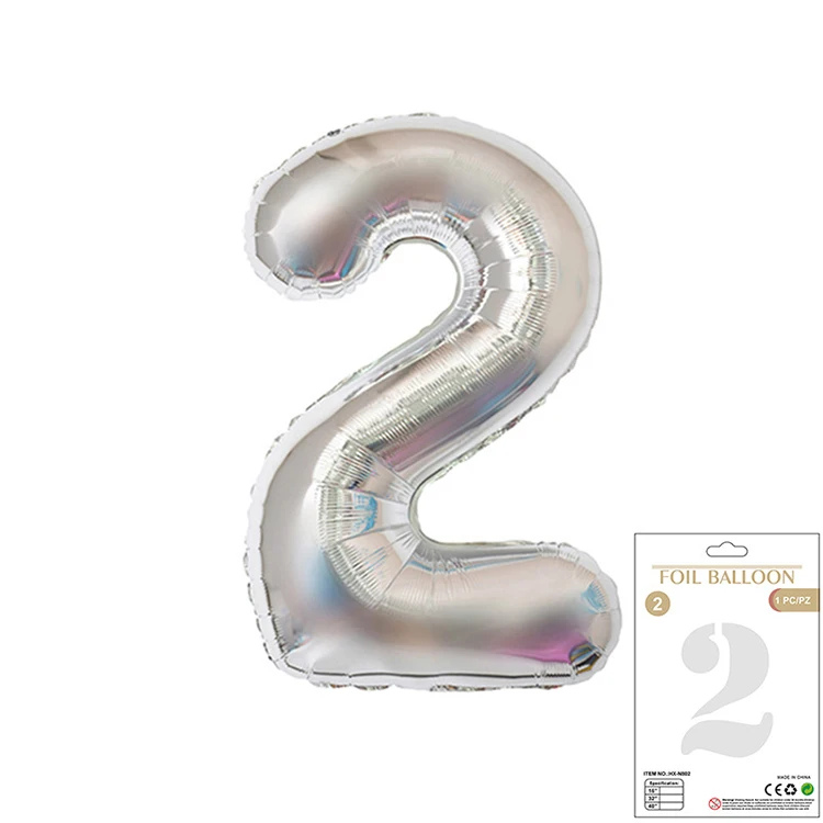 32 Inch Huge Gold Colors Digital Globos Numeros De Globos Number Foil Balloons For Birthday Party Decor