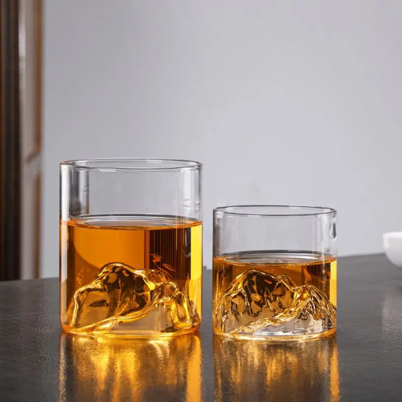 clear High temperature resistance Iceberg water glass cup tea cups