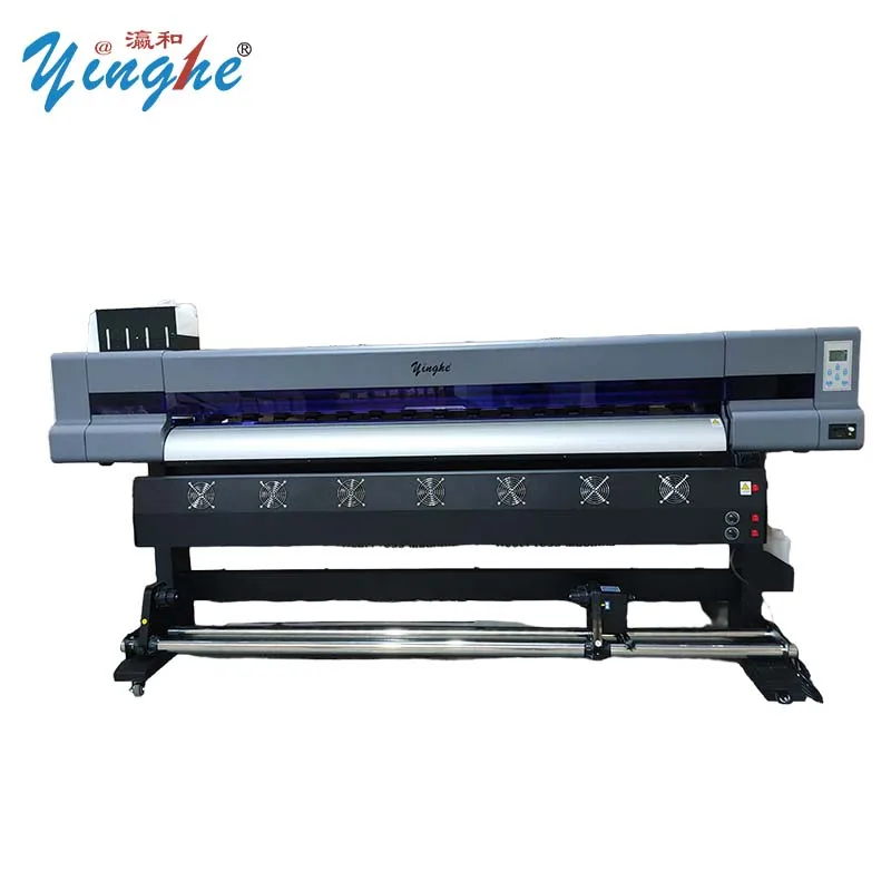 Yinghe 1.8m XP600 DX5 1440DPI High-Speed Wide Format Eco Solvent Printer for Vinyl and Canvas Printing in Various Applications