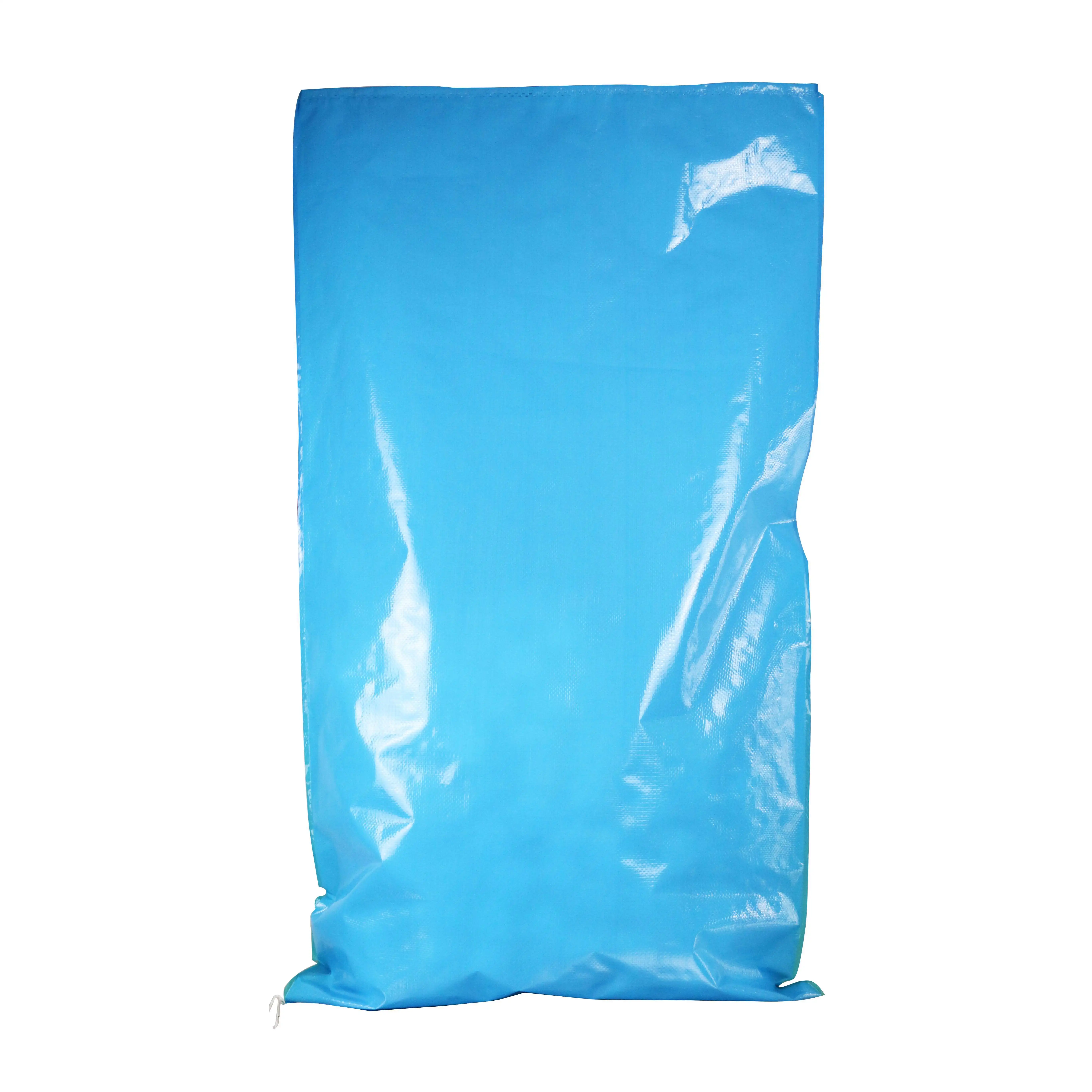 Custom Animal Feed Bag Wholesale 25kg 50kg  Cattle Pig Fish  Used Laminated Film High Quality Best Pp Woven Bag Sacks
