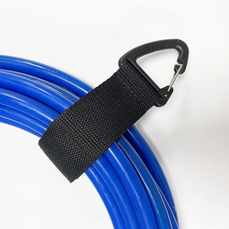 Heavy-Duty Storage Straps with Triangle Buckle Extension Cord Holder for Garage Organization and Storage Cord Organizers