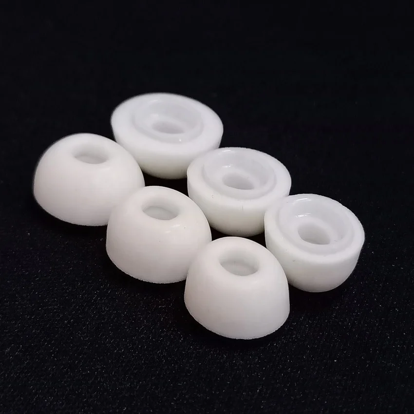 Slow Rebound Memory Foam Ear Tips For AirPods Pro White
