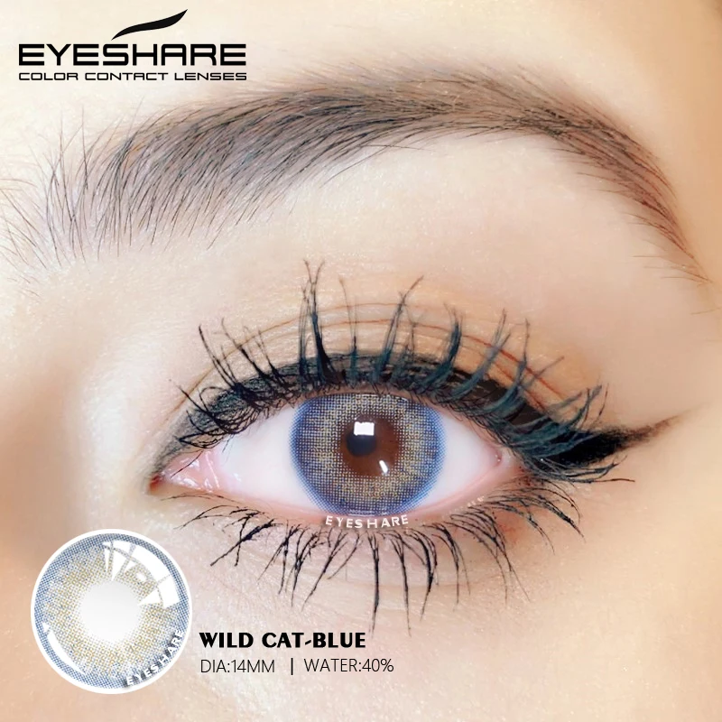 Free Shipping EYESHARE Colored Lenses Contacts Eye Makeup Cosmetics Contacted Lens for Cosplay Beauty Color Contact Lenses