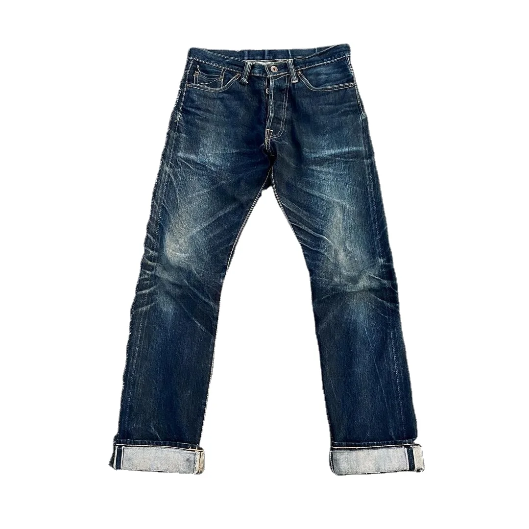 zhuoyang garment fashion wholesale los angeles Custom High quality vintage wash distressed denim jeans