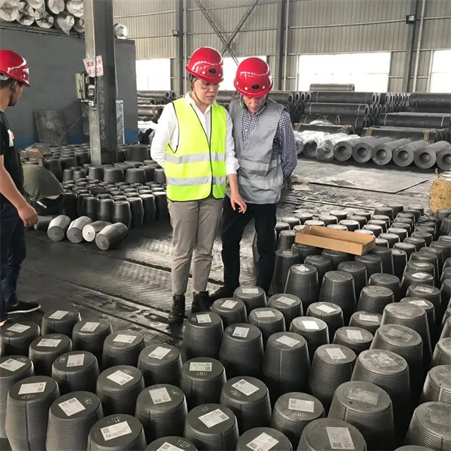 China manufacture Isostatic pressure  graphite electrode with needle coke high quality factory price for electric arc furnace