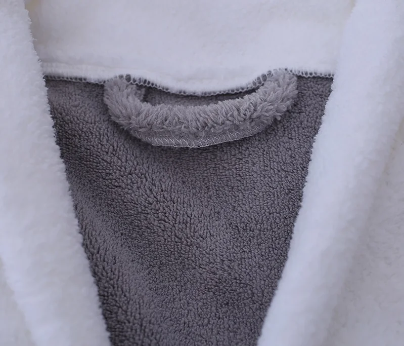 
Coral fleece velvet microfiber wholesale terry bathrobe woman 