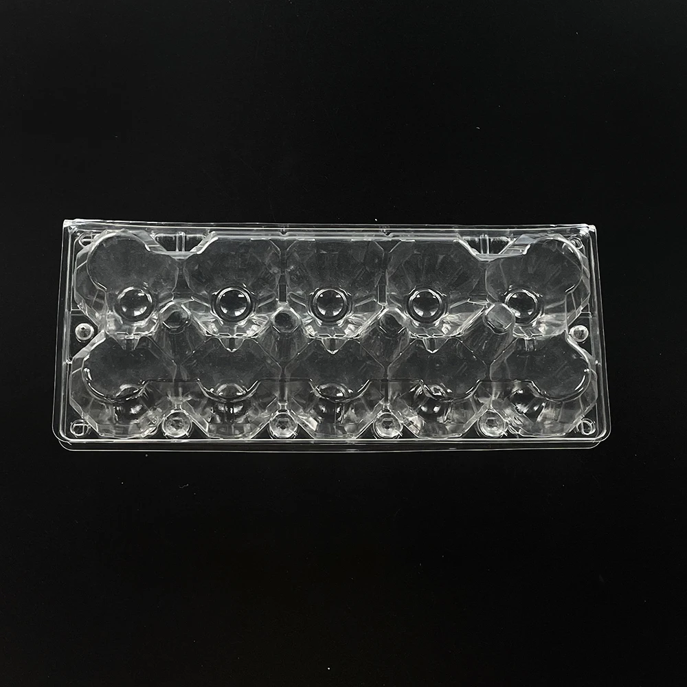 Customize Disposable Container Packing Storage Box Clear Plastic Eggs Tray