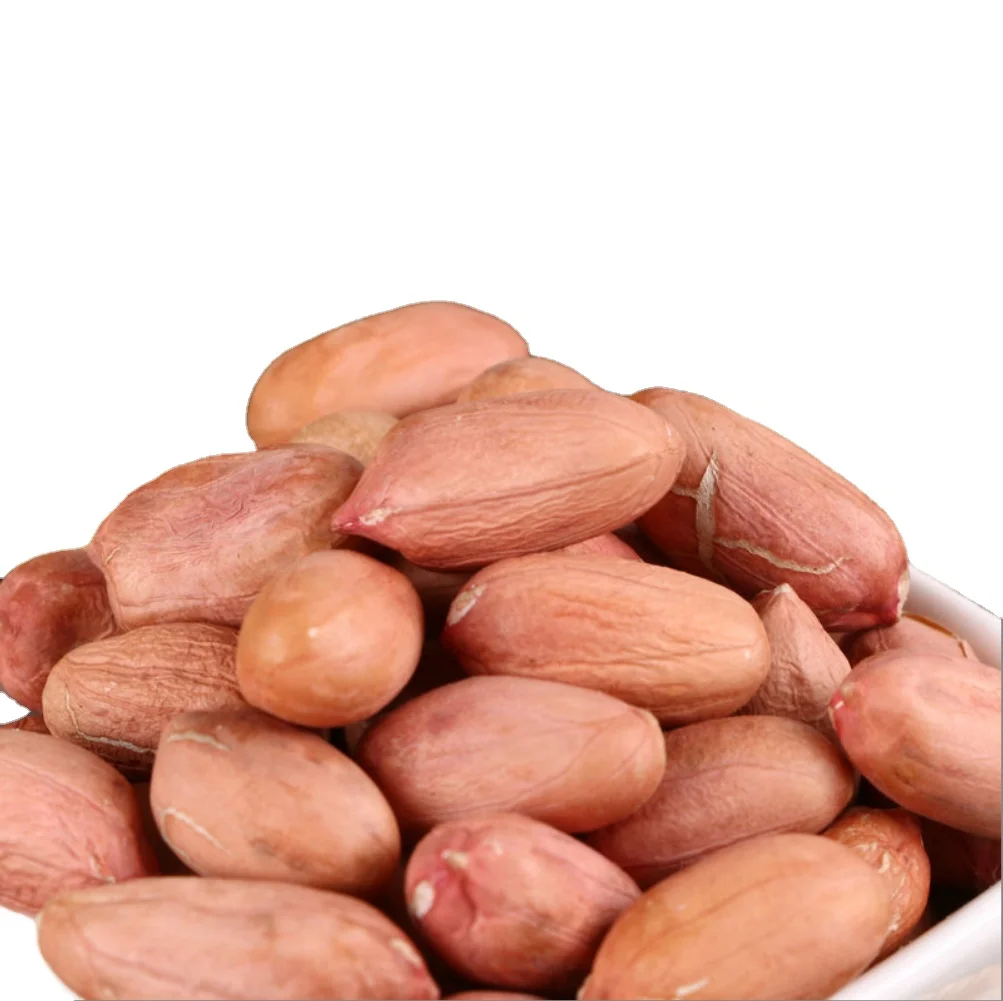 Ядра арахиса очищены от скорлупы арахис из красной шерсти сажают