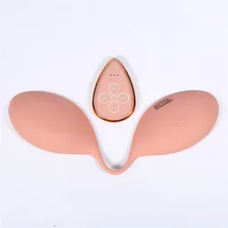 Электронный умный небольшой увеличитель груди с зарядкой через USB, массажер для груди и сосков, чашка, вибратор для бюстгальтера