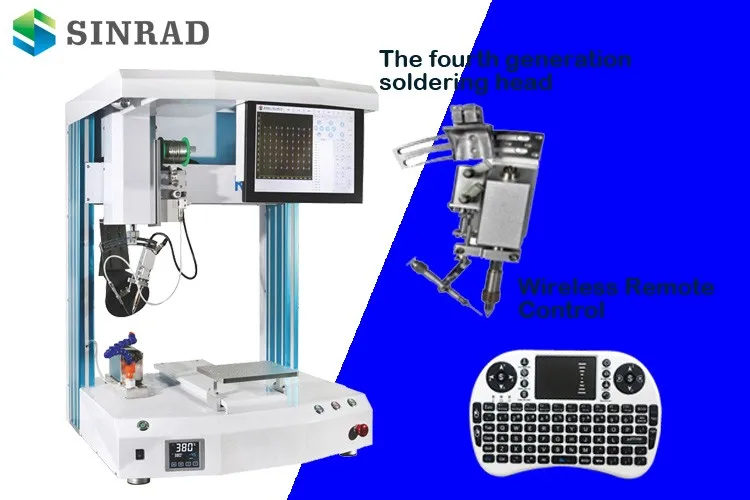 Factory price customized CCD two heads soldering machine pcb soldering machine with competitive price with good quality