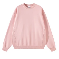 Fashion Plain Black Hooded Sweatshirt Custom Logo Sweatshirt High Quality Pullover Sweatshirt Without Hood