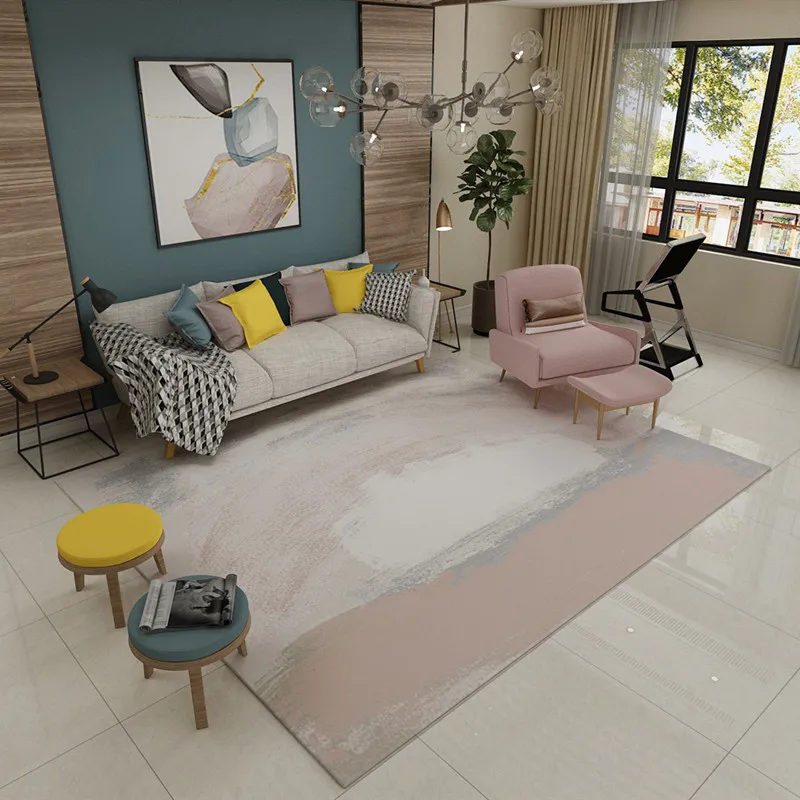 Высокое качество современный скандинавский спальня противоскользящим коврик большие ковры центр ковер