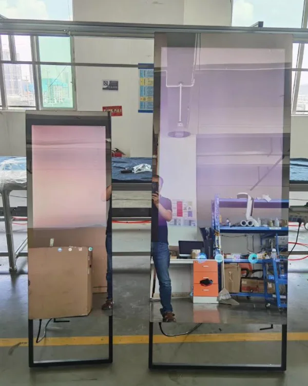 HD LCD Mirror Digital Signage Monitor Display mirror fitness touch screen LCD Touch Screen Advertising Display Fitness mirror