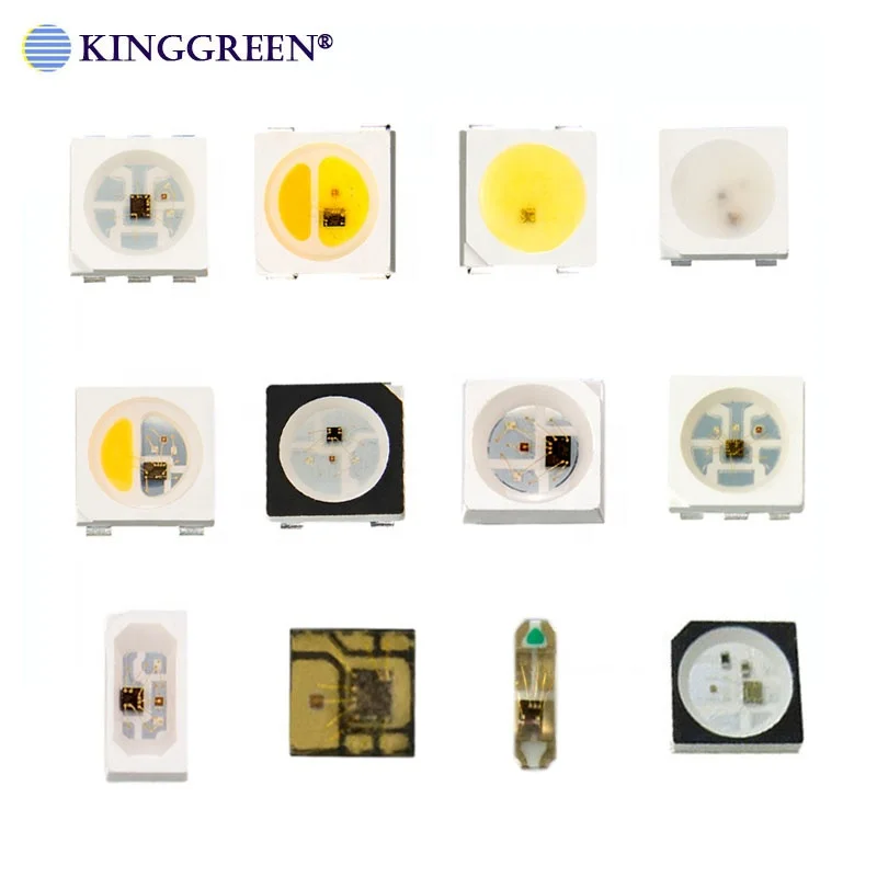 Addressable Smart IC SK6812 HD107S APA104 SK9822 APA107 SK6813 WS2813 WS2812B Buit-in SMD LED 1515 2020 2427 4020 3535 5050