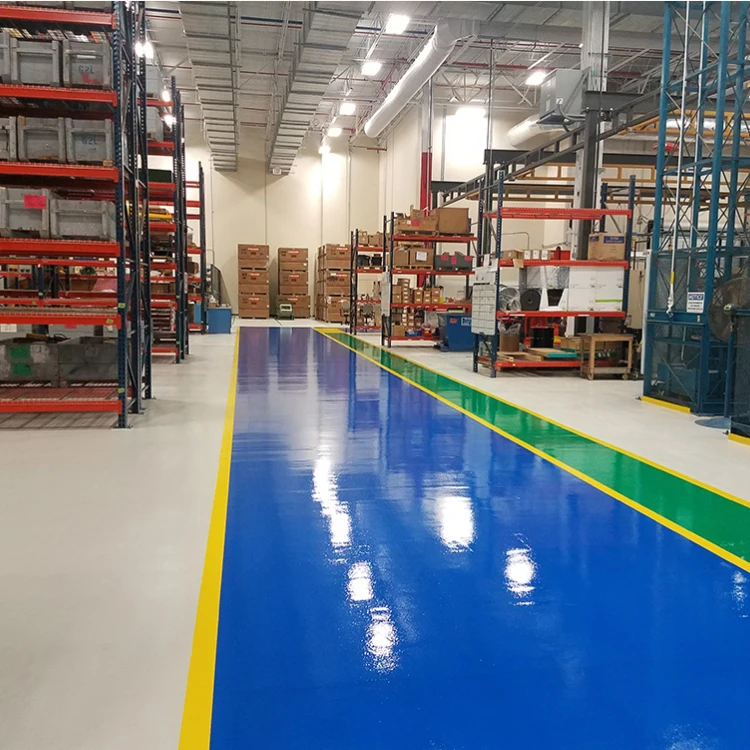 Эпоксидная склад краска для пола здания покрытия эпоксидной смолы для пола 3d