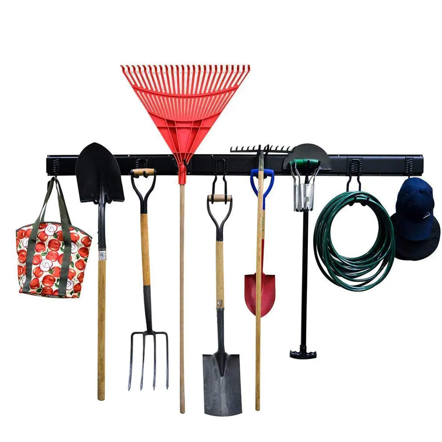 Система хранения гаража JH-Mech стальной рельсовый инструмент органайзер гусеничная система для подсобного помещения подвал сарай и садовый