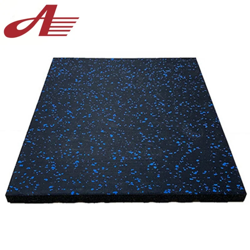 25mm thick high quality rubber mat for crossfit Anti-vibration gym rubber flooring Easy installation gym rubber floor mat