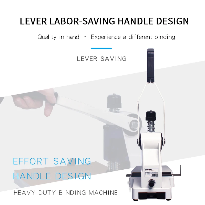 Labor saving 300 pages R-D130 adjustable depth single hole file binding heavy duty hole punch