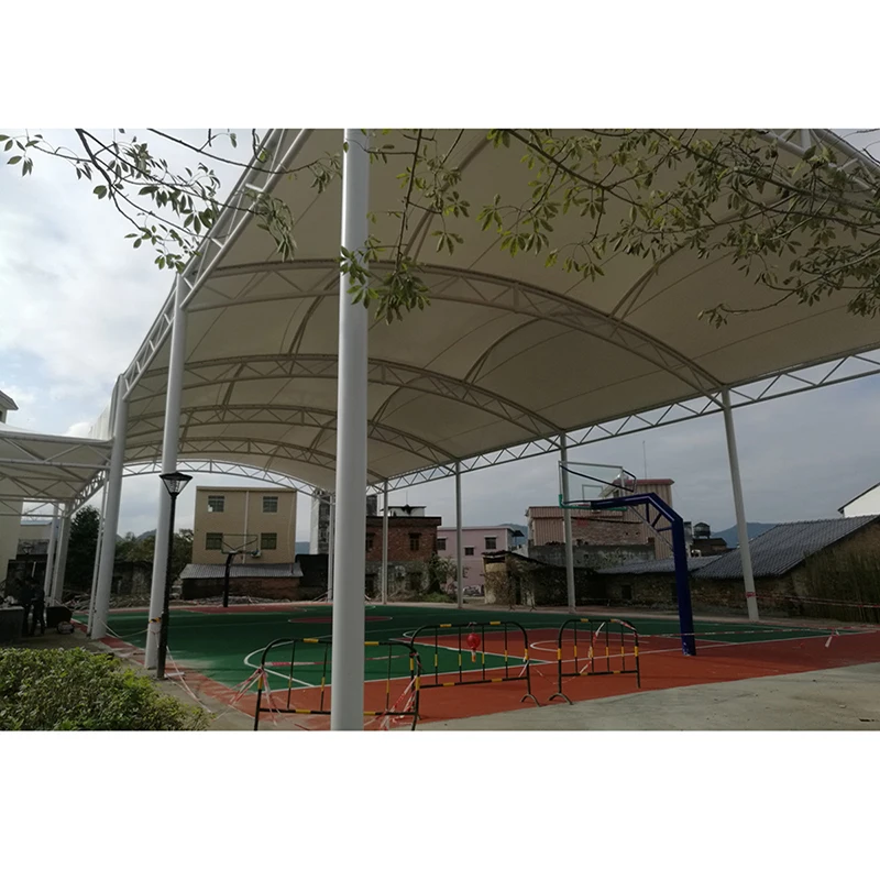 Hot Sale Outdoor Panoramic Paddle Tennis Court Cover Indoor Badminton Court Roof Sport Hall Canopy Shelter Padel Court With Roof