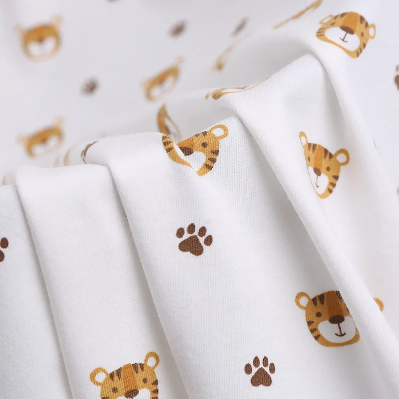 100% полиэстер, огнестойкая детская огнестойкая пижамная ткань с цифровым принтом