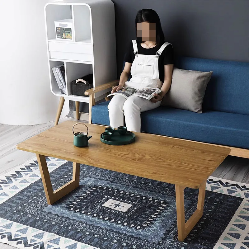 Japanese Modern Minimalist Style traditional bedroom Tatami small wood coffee table