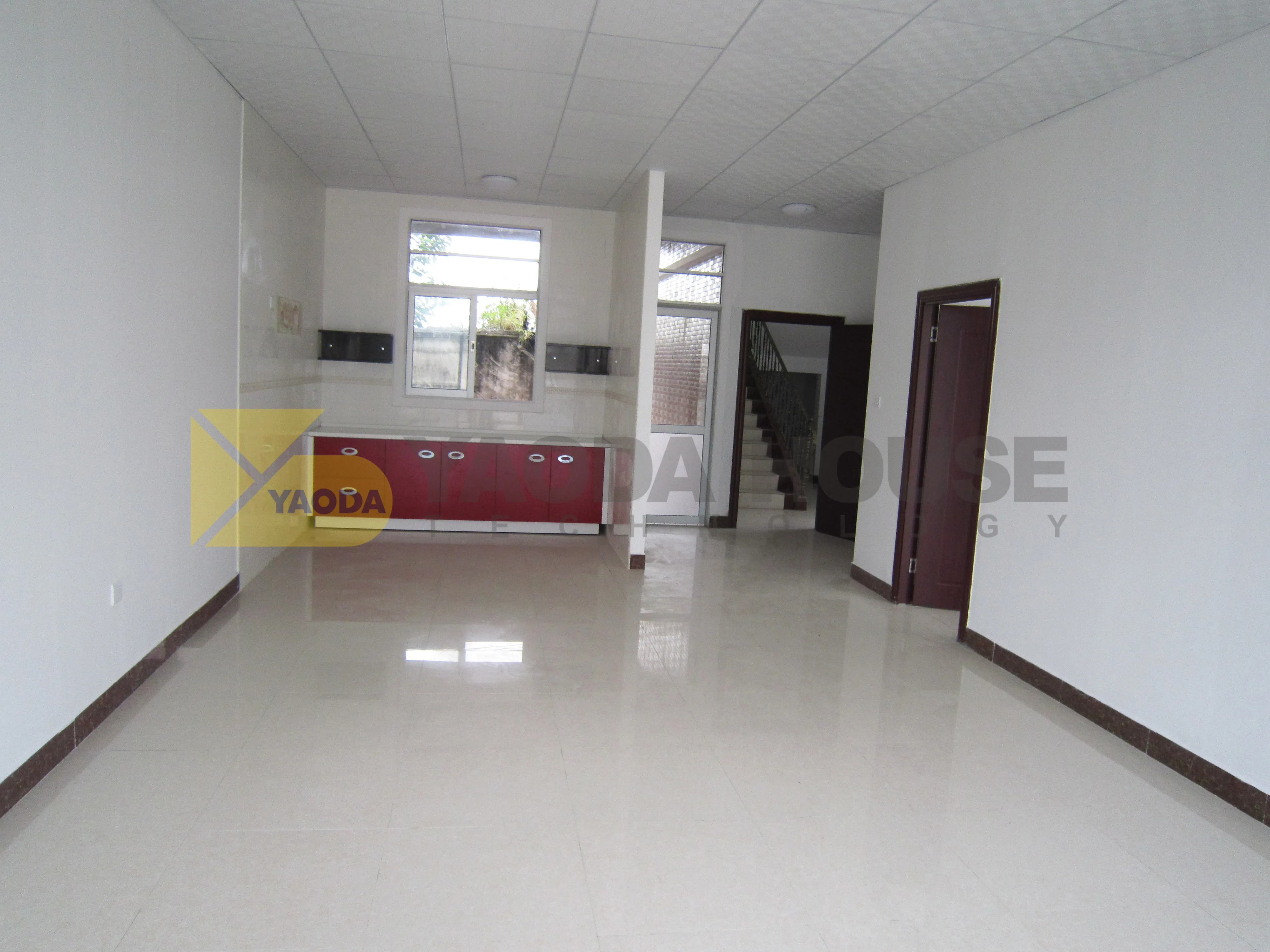 Yaoda Prefabricated Villa Cement Fiberboard Tile Floor With Infrastructure