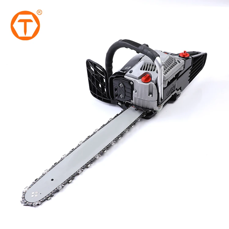 Chinese Wood Cutting Machine 52CC 18 Inch Top Handle Steel Petrol Gasoline Chainsaw Professional Logging Chain Saw