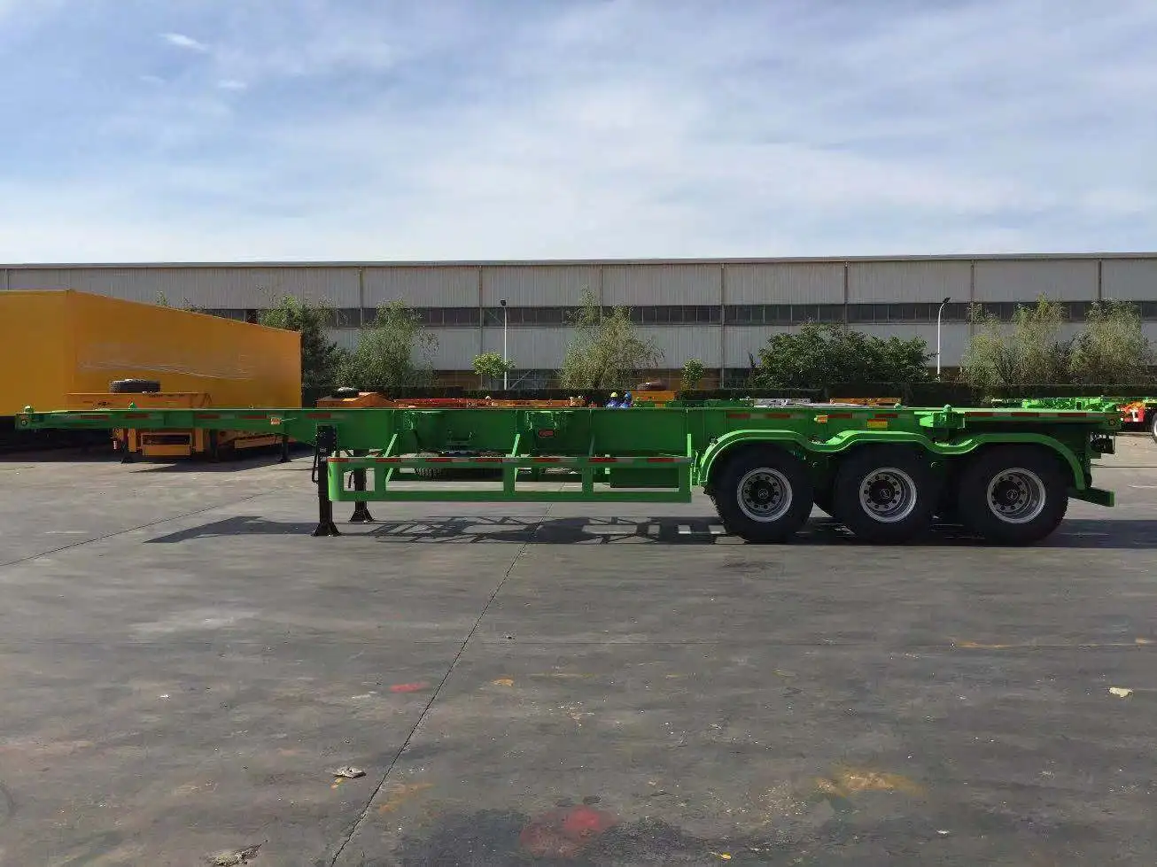 
CIMC 40ft container chassis skeletal trailer 