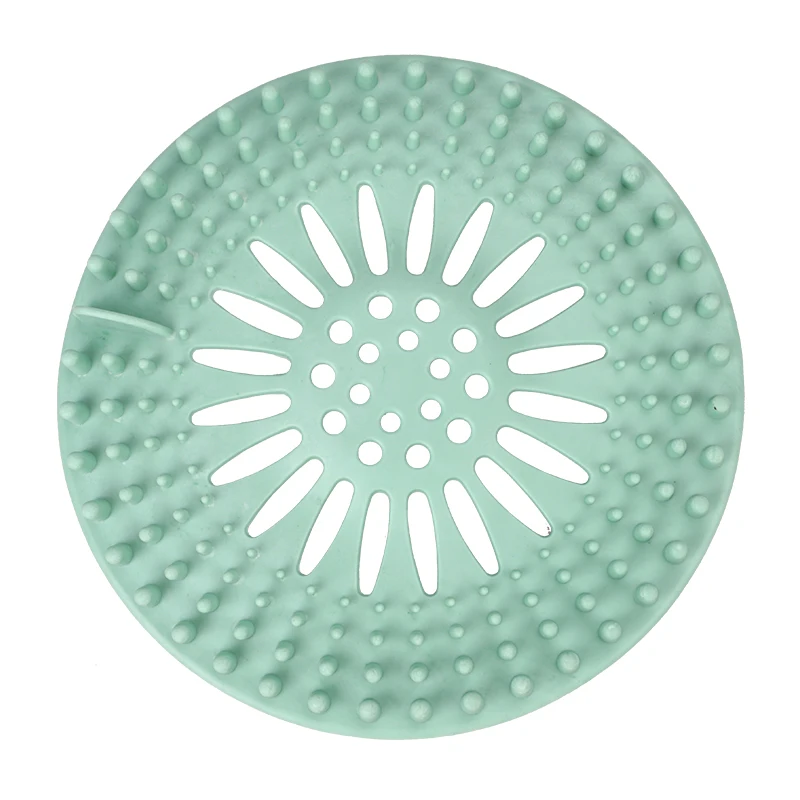 Hot Sale Durable TPR Hair Stopper Shower Drain Covers For Bathroom Bathtub and Kitchen