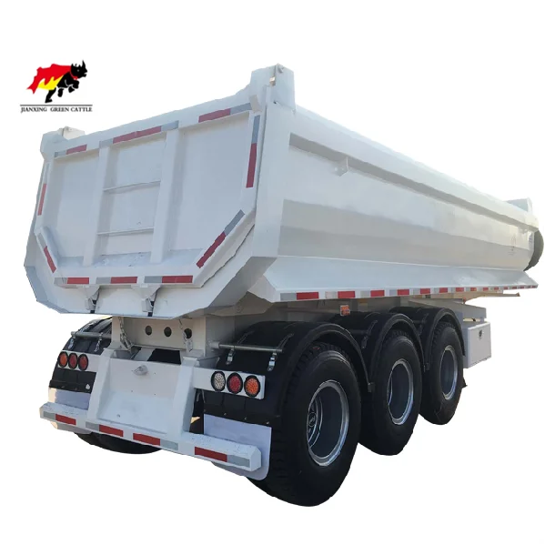 Manufacturer 45 CBM Tipper Trailer 60 Tons Dump Semi Trailer Dumper for sale 3 Axles Dump Semi Trailer For Sale