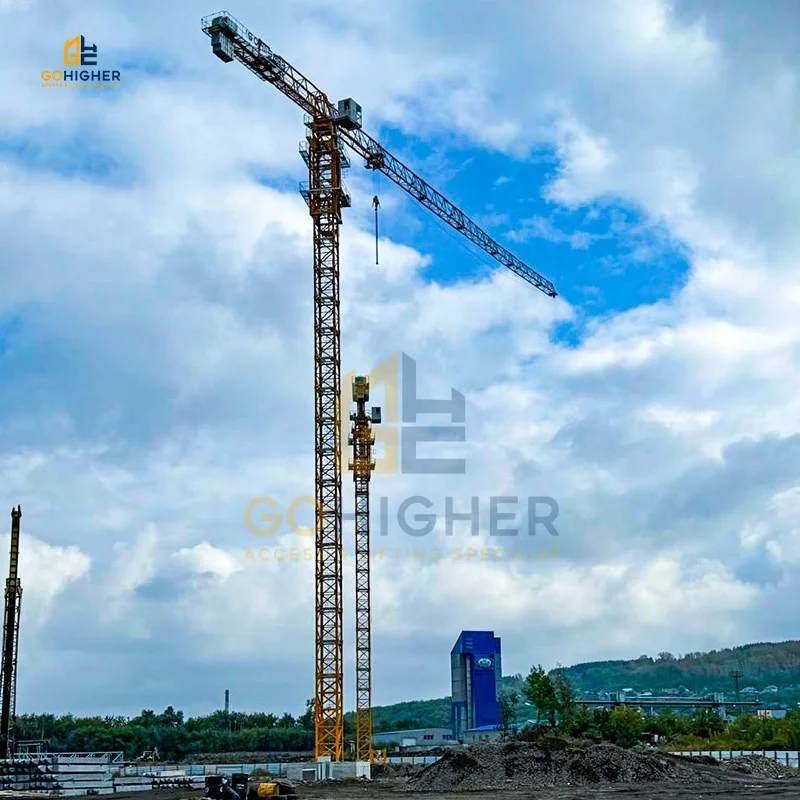4t 121m tower crane topeless tower crane price