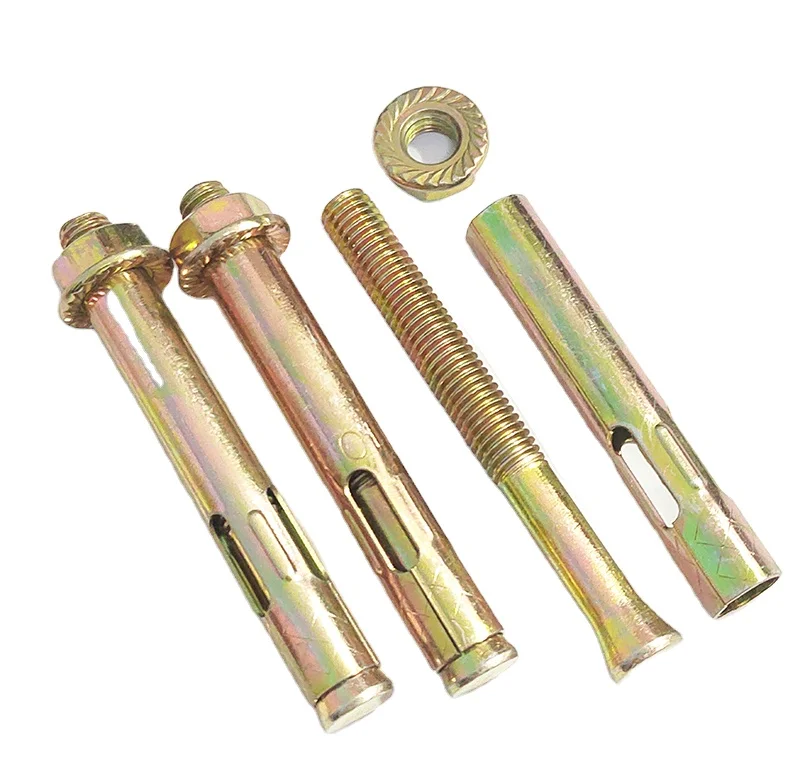 M6 to M20 C1022A Low Carbon Steel Sleeve Anchor With Flange-Nut.