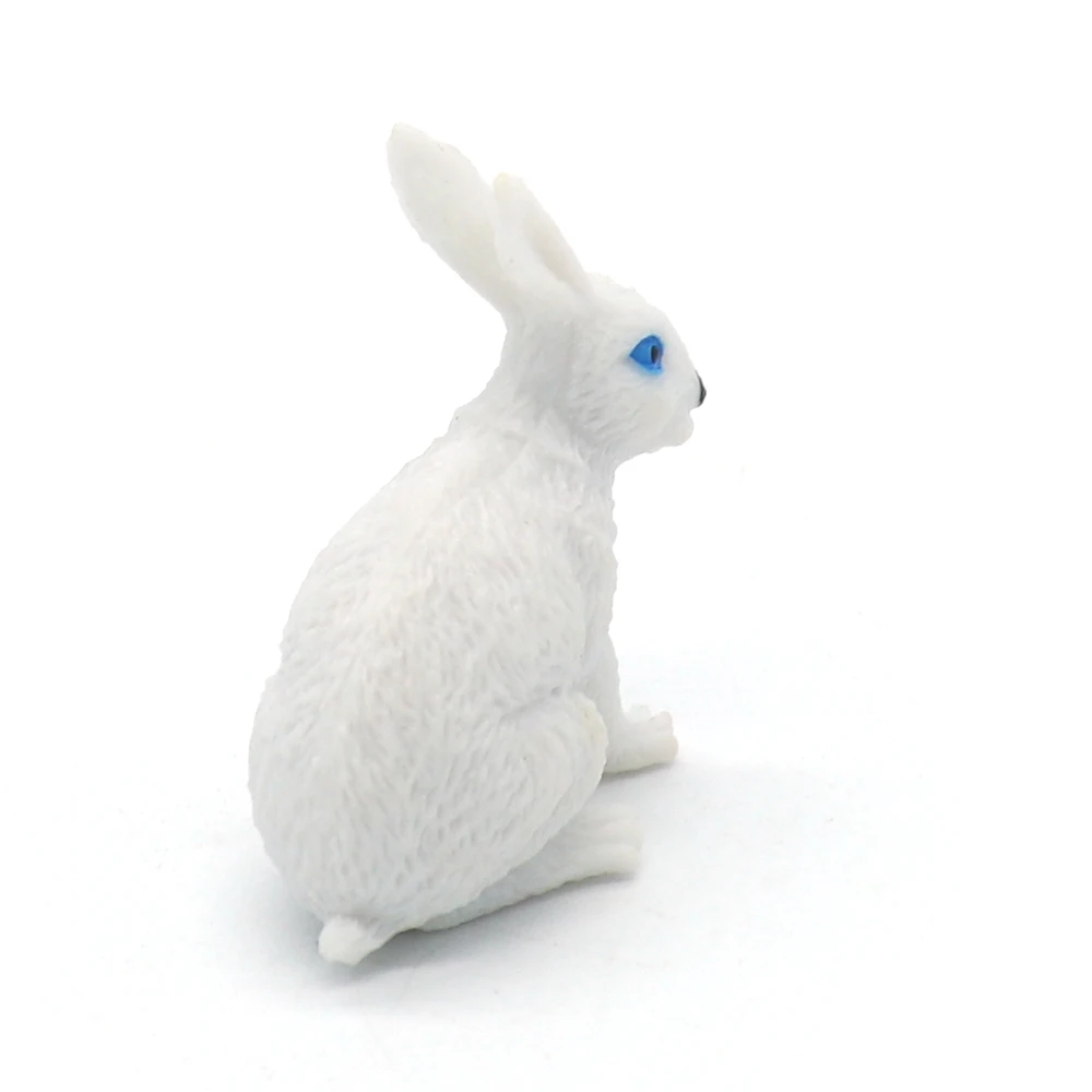 Plastic Cartoon Rabbit Figurine bunny figure