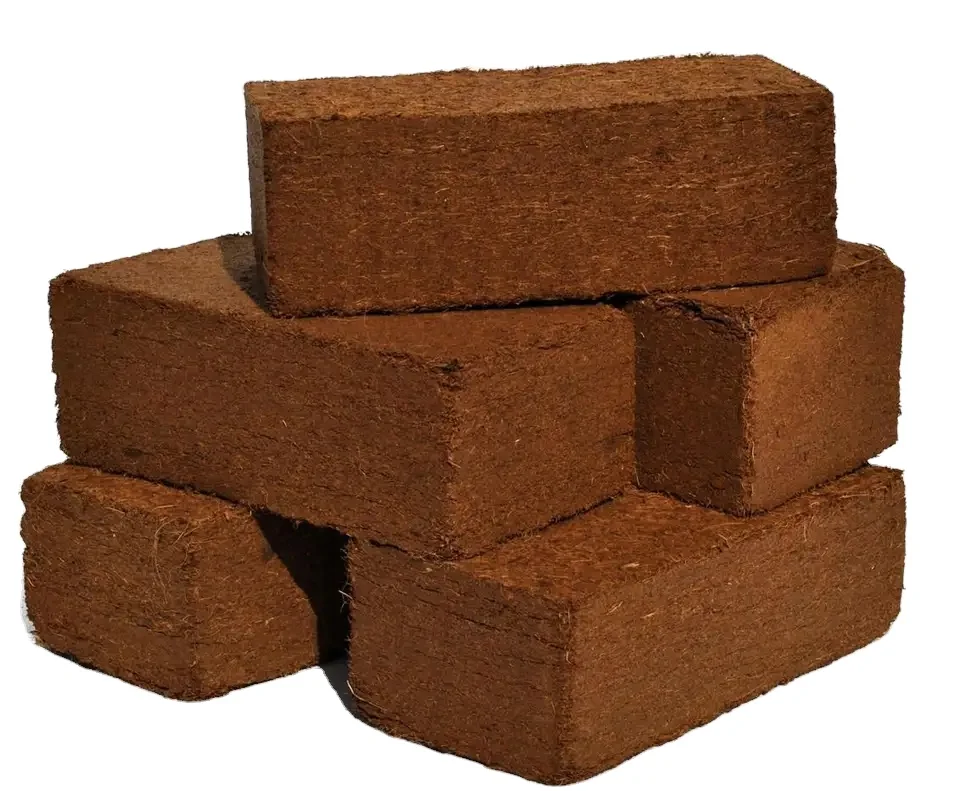 Super Discount  Washed 100% Organic Grow Compressed Coconut Coco Coir Bricks