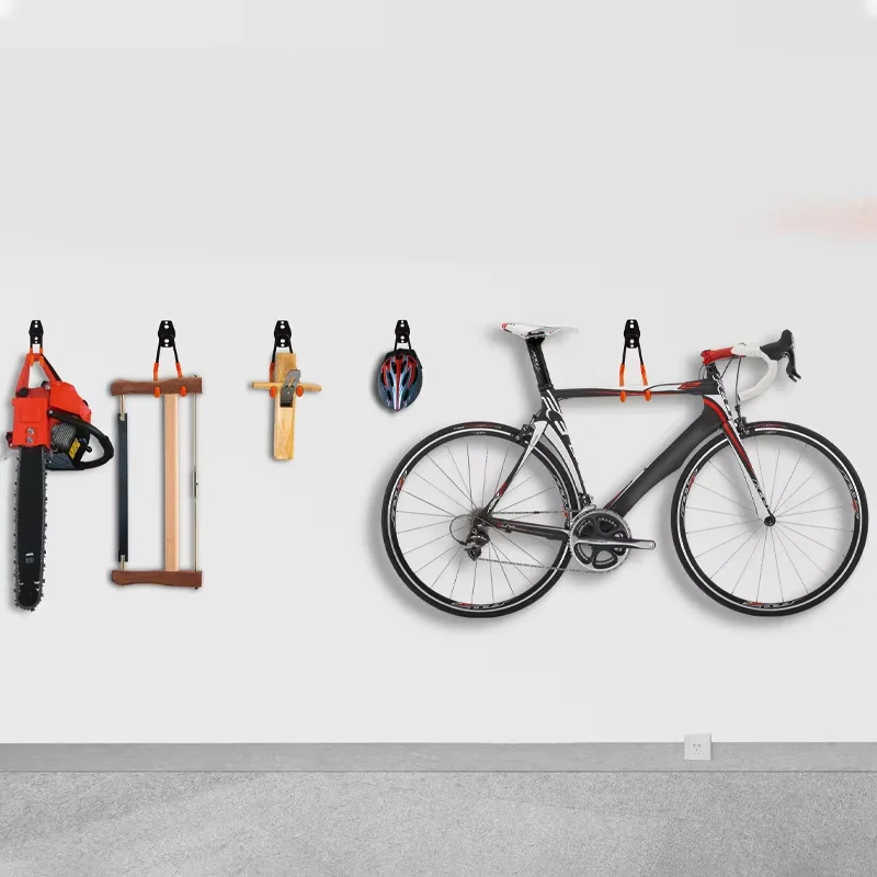 Metal Garage Utility Storage Wall Mount Double Arm Hanger Hooks Hooks & Rails Garage Tools wall hooks