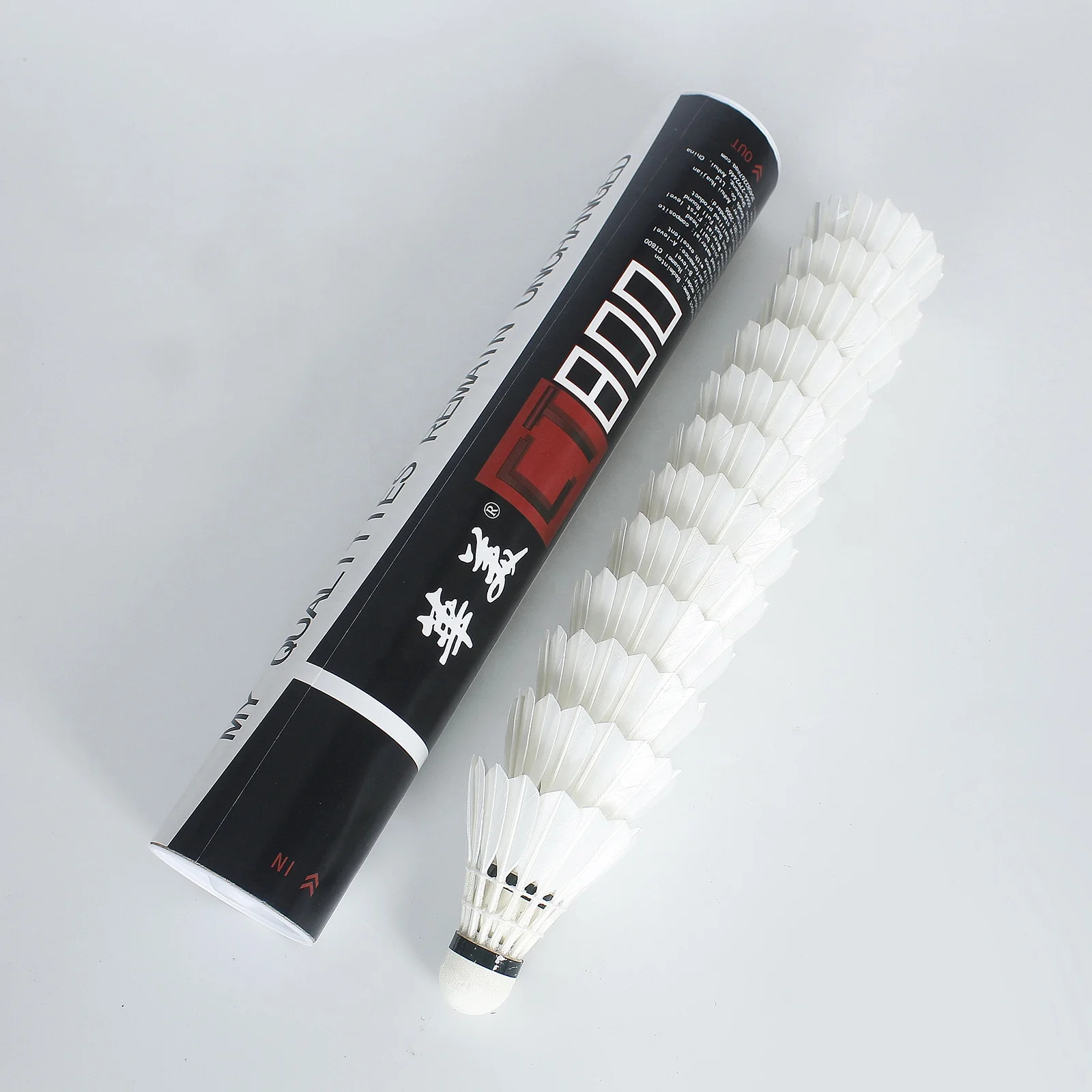 Huamei Brand Class A Ci gu Duck Feather Badminton Shuttle cock With High Speed For Professional Competition